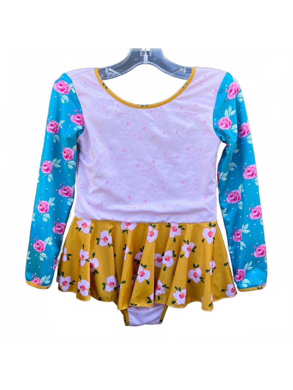Sweet Honey 4T Dance Leotard Cats Flowers